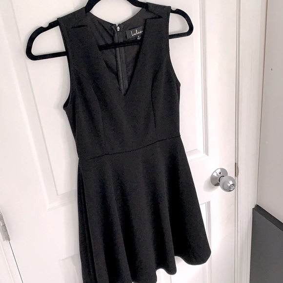 LULU’S Sleeveless Black Skater Dress Like New Condition - Picture 2 of 8